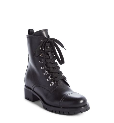 womens prada combat boots|prada chunky heel ankle boots.